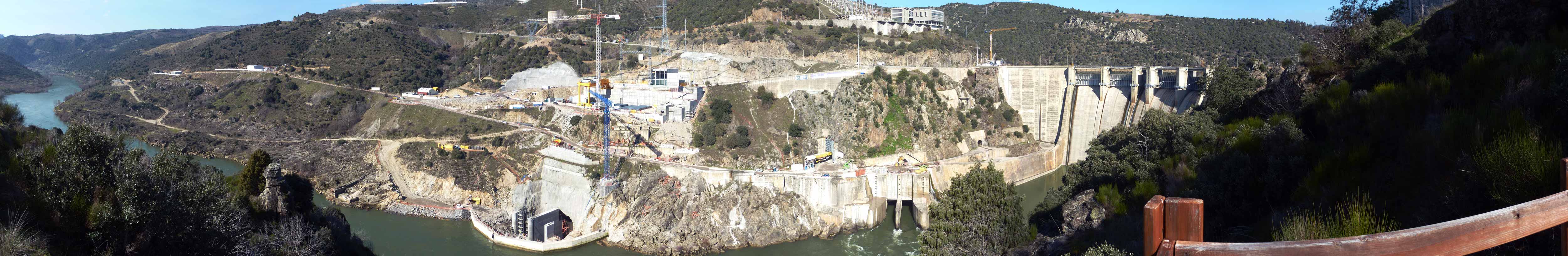 Barragem Bemposta - Panorama jusante